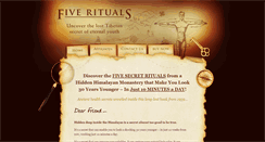 Desktop Screenshot of fiverituals.com